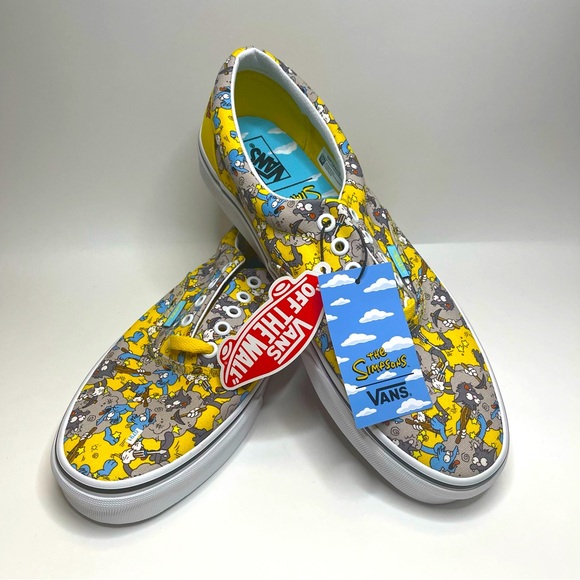 Hey! Hey Kids! Vans Itchy and Scratchy Show Sneakers Size 10 - Picture 1 of 12